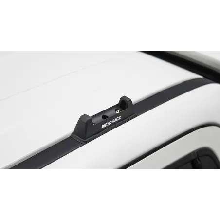 Kit 2 barres de toit noire 1250 mm Heavy Duty RLT600 Ditch Mount Nissan Navara NP300 2015+