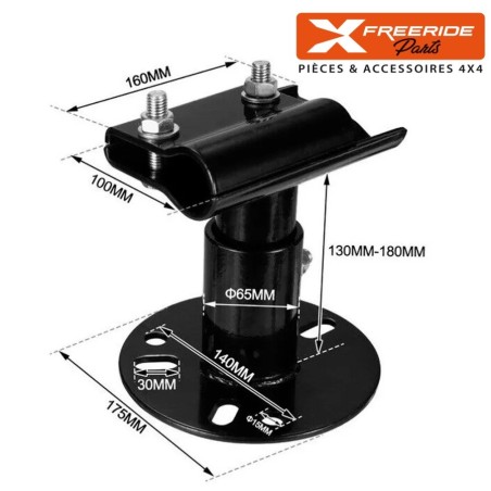 Support de cric rond Farm Jack ou Hi-Lift