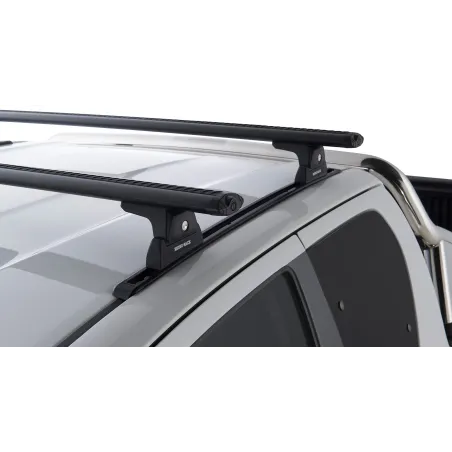 Kit 2 barres de toit Vortex 1260mm avec pieds RLT600 Toyota Hilux Revo Xtra Cabine 2015+
