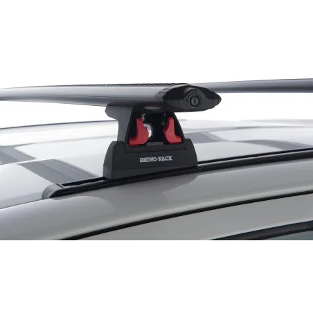 Kit 2 barres de toit Vortex 1260mm avec pieds RLT600 Toyota Hilux Revo Xtra Cabine 2015+