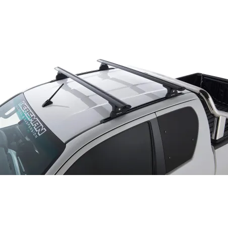 Kit 2 barres de toit Vortex 1260mm avec pieds RLT600 Toyota Hilux Revo Xtra Cabine 2015+