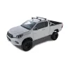 Kit 2 barres de toit HD 1250mm avec pieds RLT600 Hilux Revo Xtra Cabine 2015+