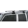 Kit 2 barres de toit noire Vortex 1500mm avec pieds RL110 Toyota Land Cruiser série 79 2007-