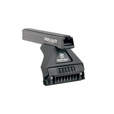 Kit 1 barre de toit noire Heavy Duty 1500mm avec pieds RL110 Toyota Land Cruiser série 79 2007-