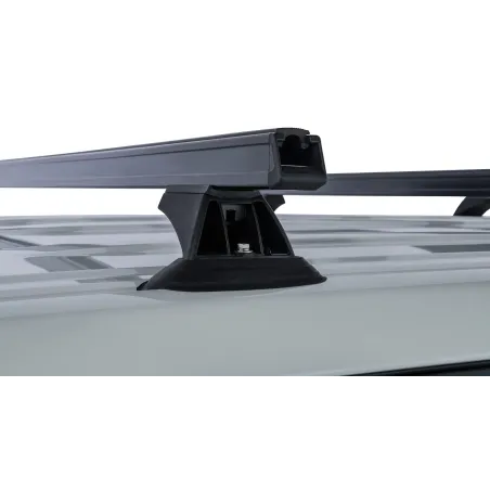 Kit 3 barres de toit noire 1375mm Heavy Duty avec pieds RCH Toyota Land Cruiser série 200 2007-2021