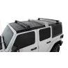 Kit 2 barres de toit noire Vortex 1500mm avec pieds RL110 Jeep Wrangler JL & Gladiator 2019+