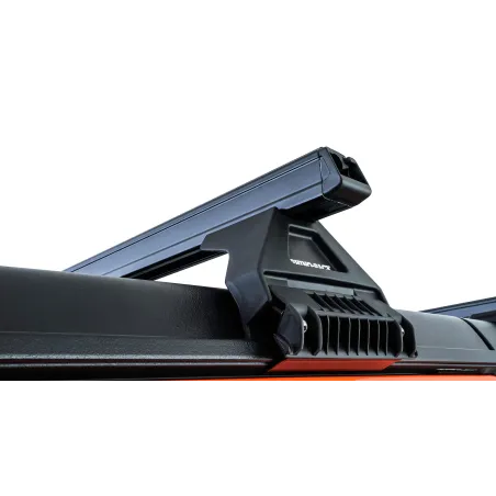 Kit 2 barres de toit noire Heavy Duty 1500mm avec pieds RL110 Jeep Wrangler JL & Gladiator JT 2020+