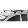 Kit 2 barres de toit noire Vortex 1260mm avec pieds RCH Mitsubishi L200 Gen V MQ-MR 2015-