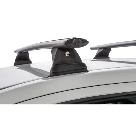 Kit 2 barres de toit noire Vortex 1260mm avec pieds RCH Mitsubishi L200 Gen V MQ-MR 2015-