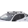 Kit 2 barres de toit noire Vortex 1260mm avec pieds RCH Mitsubishi L200 Gen V MQ-MR 2015-