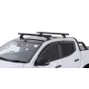 Kit 2 barres de toit noire 1250mm Heavy Duty RCH Trackmount Mitsubishi L200 Gen V MQ-MR 2015-