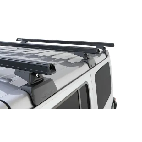 Kit 3 barres de toit noire 1500mm RCL Rhino-Rack Backbone Heavy Duty Jeep Wrangler JL 2019-