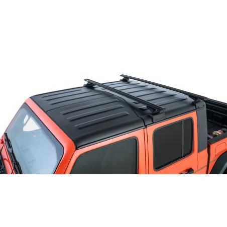 Kit 2 barres de toit 1500mm Backbone Vortex avec pieds RCL Jeep Gladiator JT 2020-