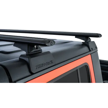 Kit 2 barres de toit 1500mm Backbone Vortex avec pieds RCL Jeep Gladiator JT 2020-