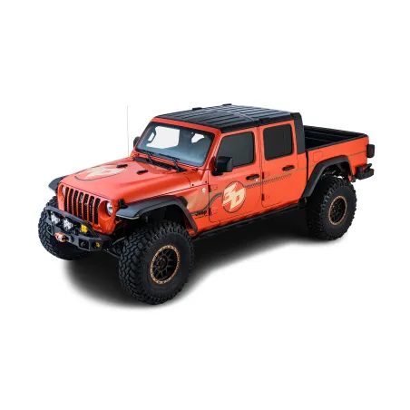 Kit 2 barres de toit 1500mm Backbone Vortex avec pieds RCL Jeep Gladiator JT 2020-