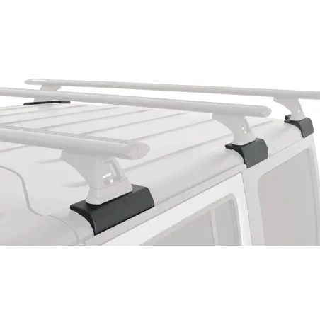 Kit 3 barres de toit noire Vortex 1500mm RCL Backbone Jeep Wrangler JK 2011-2019