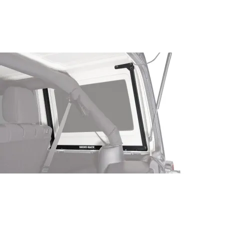 Kit 2 barres de toit noire Vortex 1500mm RCL avec Backbone RJKB1 Jeep Wrangler JK 2011-2019