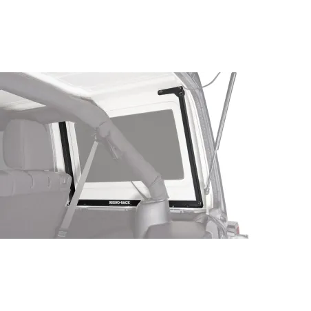 Kit 3 barres de toit noire 1500mm RCL Rhino-Rack Backbone Heavy Duty Jeep Wrangler JK 2011-2019