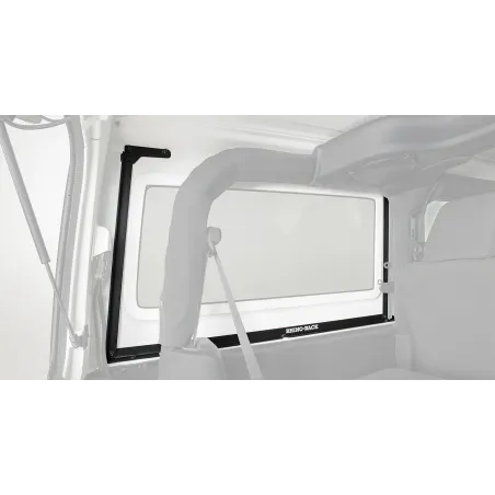 Kit 2 barres de toit noire 1500mm RCL Rhino-Rack Backbone Heavy Duty Jeep Wrangler JK 2011-2019