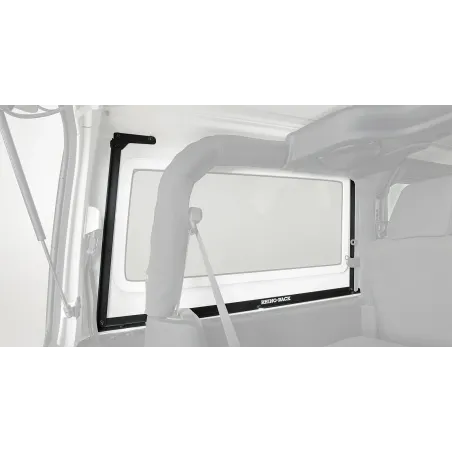 Kit 2 barres de toit noire 1500mm RCL Rhino-Rack Backbone Heavy Duty Jeep Wrangler JK 2011-2019