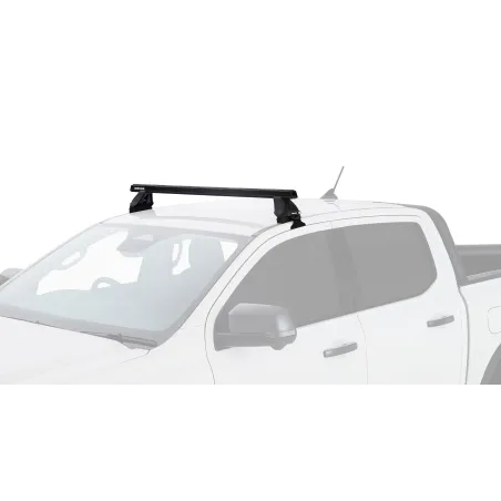 Kit 1 barre de toit avant Heavy Duty noire 1250mm série 2500 Ford Ranger T9 & Raptor T9 (P703) 2022-