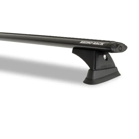 Kit 2 barres de toit noire 1650mm Vortex avec pieds RCH Ford Ranger (Excl. Wildtrak Platinum) Double T9 2022-