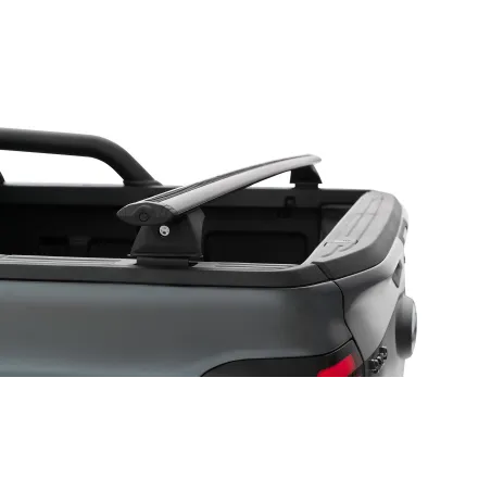 Kit 2 barres de toit noire 1650mm Vortex avec pieds RCH Ford Ranger (Excl. Wildtrak Platinum) Double T9 2022-