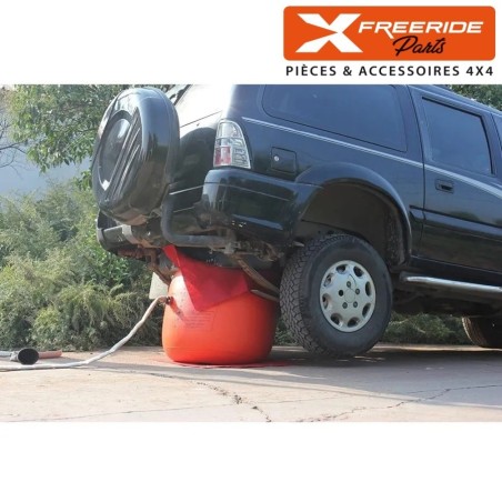 Cric Air Jack 4T, gonflable avec les gaz de l'échappement