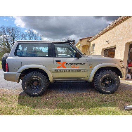 Rockslider Raptor4x4 pour châssis court Nissan Patrol GR Y60 Y61