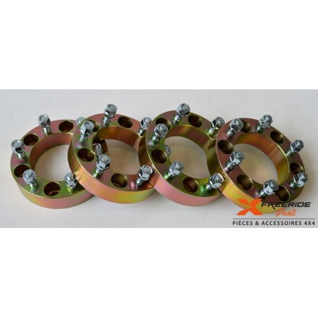 Jeu de 4 élargisseurs de voie de 30mm en acier Tyrex, visserie comprise. Nissan