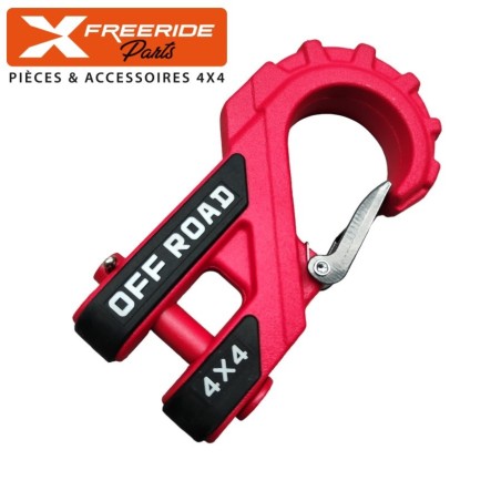 Crochet renforcé compétition pour treuil, extra renforcé