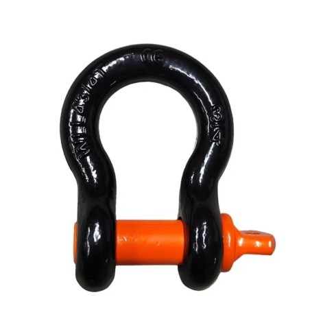 Manille acier 3/4" 4.75T type crosby, très résistante.