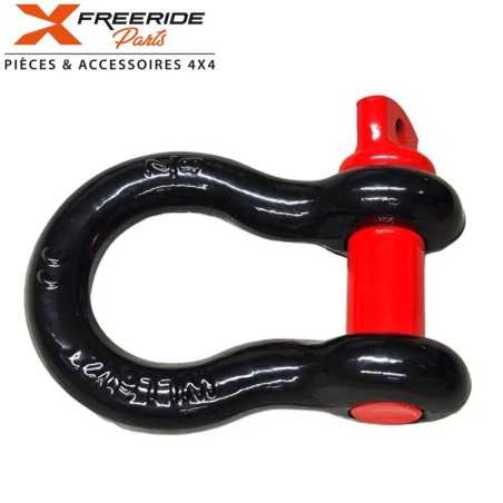 Manille de compétition 7/8" 6.5T type crosby, très résistante