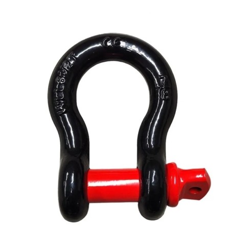 Manille de compétition 7/8" 6.5T type crosby, très résistante