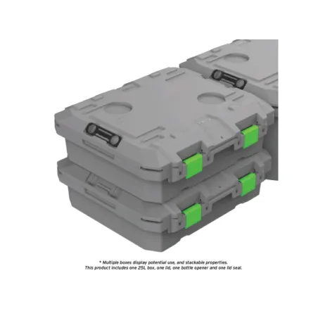 Caisse overland outdoor grise Tred GT 25L