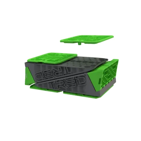 Rampes de mise à niveau Tred GT Levelling avec cales d'appui au sol pieds de cellule