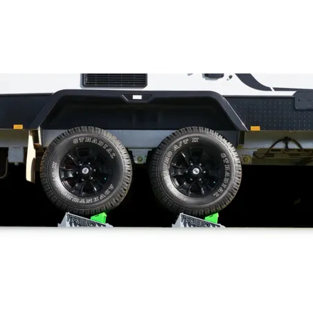 Rampes de mise à niveau Tred GT Levelling avec cales d'appui au sol pieds de cellule