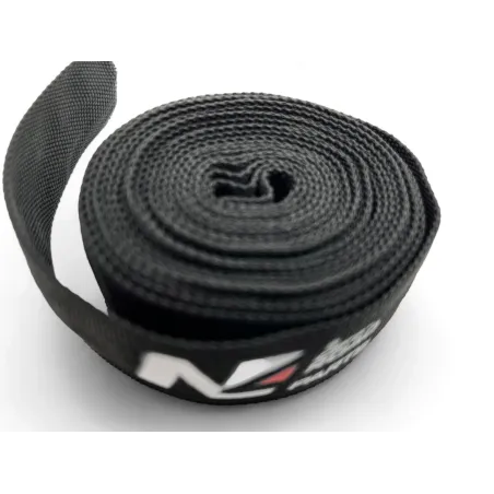 Protection de corde synthétique coté crochet de treuil noire 12mm x 3M N4-Offroad