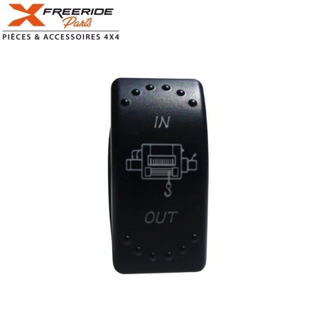 Interrupteur commande treuil pour branchement fixe sur le tableau de bord