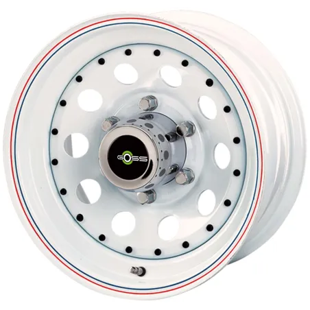 JANTE MODULAR 8 X 15 5x165.1 ET13 CB130.80 / BLANCHE (bB20)